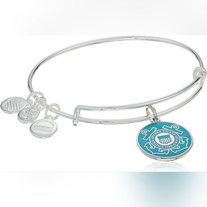 NWT, Alex and Ani U.S. Coast Guard Bangle Bracelet